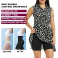 thumbnail image 7 of QRIC Women Shapewear Shorts Tummy Control Butt Lifter Body Shaper High Waist Compression Shorts Thigh Slimmer Pack of 2, 7 of 7