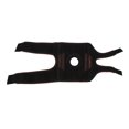 thumbnail image 5 of Black Unisex Sporting Knee Support Adjustable Silicone Spring Hollow Open Type Knee Brace, 5 of 5