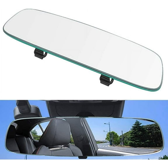 Universal Anti Glare Rear View Mirror 12'' 300mm Wide Angle Panoramic Car Truck