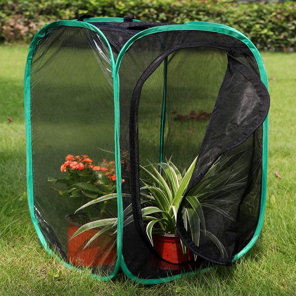 Onepine Large Collapsible Butterfly Habitat Cage and Butterfly Insect Net Pop-up 23.6 Inches Tall Green 