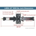 thumbnail image 4 of LIBRA 9000lb True Heavy Duty 24" RV Trailer Stabilizer Leveling Scissor Jack, 4 of 4