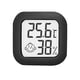 thumbnail image 1 of Termómetro electrónico Higrómetro Medidor de humedad de temperatura digital LCD (Negro), 1 of 6