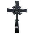 thumbnail image 3 of Wall Cross - Wood Textured Cross with Ornate Metal Cross, 3 of 4