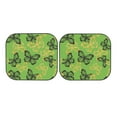 thumbnail image 7 of Disketp 2 Piece Golden Glitter Butterflies Pattern Windshield Sunshades,Folding Windshield Sun Shade For Car Suv Trucks Sedan,Blocks Uv Rays Sun Visor Protector-Small, 7 of 7