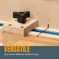 thumbnail image 2 of POWERTEC 10SET T-Track Knob Kit with 1/4-20 by 1-1/2" Hex Bolts and Washers, T Track Bolts, T Track Accessories for Woodworking Jigs and Fixtures  (71068), 2 of 7