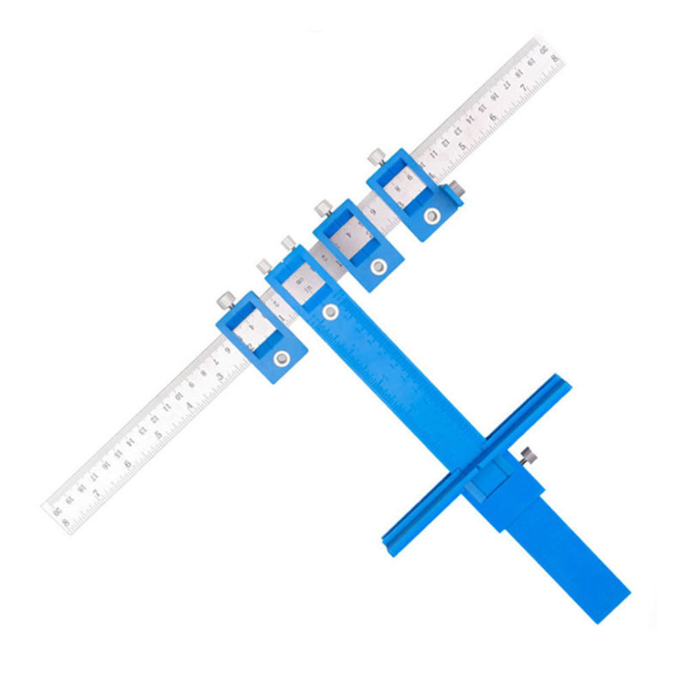 Hardware Jig Tool Adjustable Punch Locator Drill Template Guide