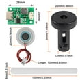 thumbnail image 3 of BTOER 4pcs Type-C Humidifier Module Spray Single Head Spray Humidification Module 5V Electric Control Board For Air Humidification, 3 of 9