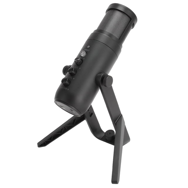 Micrófono De Condensador Para PC, Función De Silencio De Reducción De Ruido, Micrófono Para Juegos USB Con Luz RGB Para Grabar