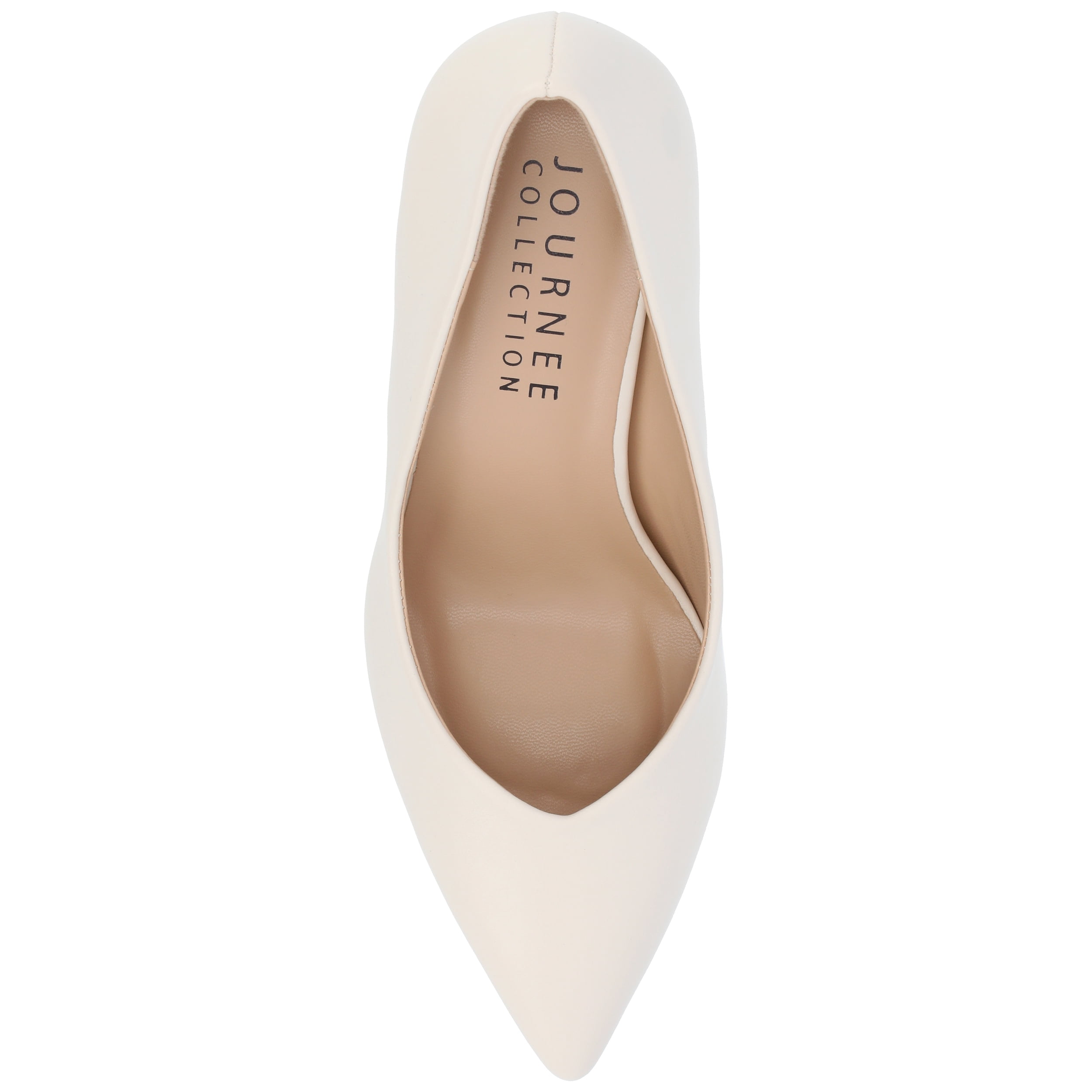 Journee Women's Gabriella SuperNatural Shades Wide Width Slip On Pointed Toe Pumps