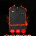 thumbnail image 5 of ZCFZJW Heated Jacket Heated Vest for Kids Boy Girls, Sleeveless Lightweight USB Rechargeable Thick Warm Windproof Full Zip Up Down Jacket, Battery Not Included(Black#61,8-9 Years), 5 of 11