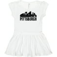 thumbnail image 3 of Inktastic Pittsburgh Skyline Grunge Girls Baby Dress, 3 of 5
