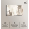 thumbnail image 3 of Art Remedy Neutral Abstracts Canvas, 54" x 36", Gallery Wrapped, Winter Mist I, 3 of 7