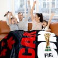 thumbnail image 2 of FIFA Team Canada Game Day Blanket, 66" x 90", 2 of 5