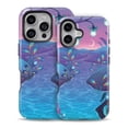 thumbnail image 2 of DesignSkinz Scratch-Resistant Hard Slim Case Compatible with iPhone 16 (Compatible with MagSafe) - Nocturnal Fantasy River, 2 of 9