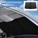 thumbnail image 2 of Parasol universal yuxing para parabrisas de coche 70 x 140 cm protección solar doble capa Plegable color plateado, 2 of 5