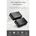 thumbnail image 2 of HDMI Extender 196ft/60m Over LAN Single CAT5e/CAT6A/CAT7,HDMI to RJ45 Network Adapter,RJ45 to HDMI Uncompressed 1080P@60Hz,Direct 1 to 1 Extender,Network LAN,Network Extension, 2 of 8