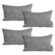 thumbnail image 1 of Cojin Riñonera Decorativa Rectangular Set de 4 Bond Gris Oscuro, 1 of 4