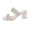 Silver, variant on Wensltd Women Sandals Block Heel Comfortable Open Toe Chunky Sandals Dressy Plus Size