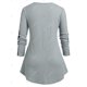 thumbnail image 3 of Camiseta de Punto con Panel de Encaje de Talla Grande Rosegal  Mangas largas de talla grande, 3 of 5