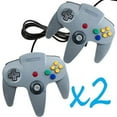 thumbnail image 1 of Complete Your N64 Setup! 2x Nintendo 64 Controllers (Grey) - Authentic Grey, 1 of 4