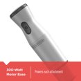 thumbnail image 2 of BLACK+DECKER Handiprep Express, Immersion Blender, Chopper, Whisk, White, HB5500W, 2 of 17