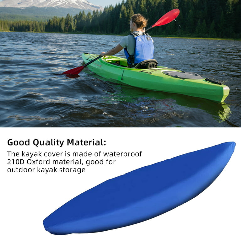 Waterproof Kayak Cover for Outdoor Storage Kayak Accessories Dust Cover UV  Protection Sunblock Shield for Fishing Boat/Kayak/Canoe 