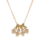 thumbnail image 3 of Collar para Mujer de Niños Personalizado LuckyLy, Baño de Oro 14k y Zirconia Cúbica, Cadena y Charms, Modelo Darcy Niño y Niña dorado 4 Niñas, 3 of 6