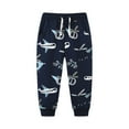 thumbnail image 2 of CHUANK Baby Pants Toddler Boys Cotton Drawstring Elastic Jogger Athletic Knit Sweat With Pockets, 2 of 9
