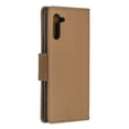 thumbnail image 5 of Galaxy Note 10 Plus Case, Note 10 Plus 5G Case,Allytech Slim PU Leahter Kickstand Detachable Wrist Strap Anti-Scratch Folio Cards Pocket Wallet Cases Covers for Samsung Galaxy Note 10 Plus, Brown, 5 of 6