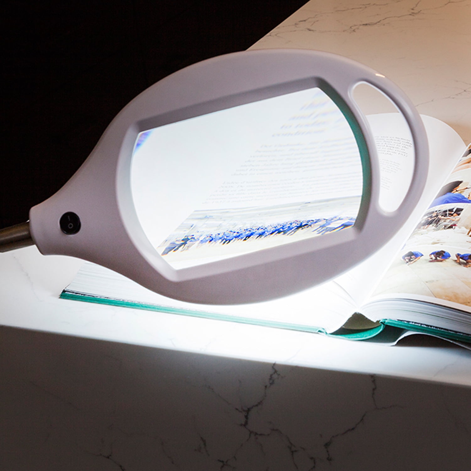 Brightech - LightView PRO SuperBright Magnifier Floor Lamp with 60 LED's