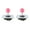 Color:pink colour, variant on Pair Adjustable Long Handle Joystick with 2/4/8 Way Operation & Ball Handle Competition Style Joystick for Game Cabinet