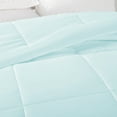 thumbnail image 4 of Clara Clark All Season Down Alternative Comforter, Queen, Light Blue, Luxury Soft Duvet Insert, 4 of 5