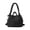 Black, variant on Puffer Tote Bag Large Puffy Drawstring Backpack for Women Alt Quilted Bubble Shoulder Bag Convertible Trendy Lightweight Backpack for Daily Travel Work.