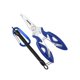 thumbnail image 2 of Alicates de pesca con gadget de cordón herramienta de regalo para mango no lipado anillos de corte de la línea de la línea alicates para eliminación de gancho pesca con mosca azul, 2 of 8