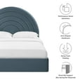 thumbnail image 2 of Solana Queen Platform Bed in Cadet Blue, 2 of 9