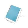 thumbnail image 2 of COOPHYA Punched Binder Dividers Plastic 3 Sets 7.9 5.8 In, 2 of 8