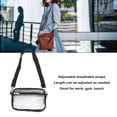 thumbnail image 3 of Sac à Bandoulière Transparent Imperméable, Sangle de Rangement Réglable Sac à Main en PVC Transparent Ajusté S, 3 of 7