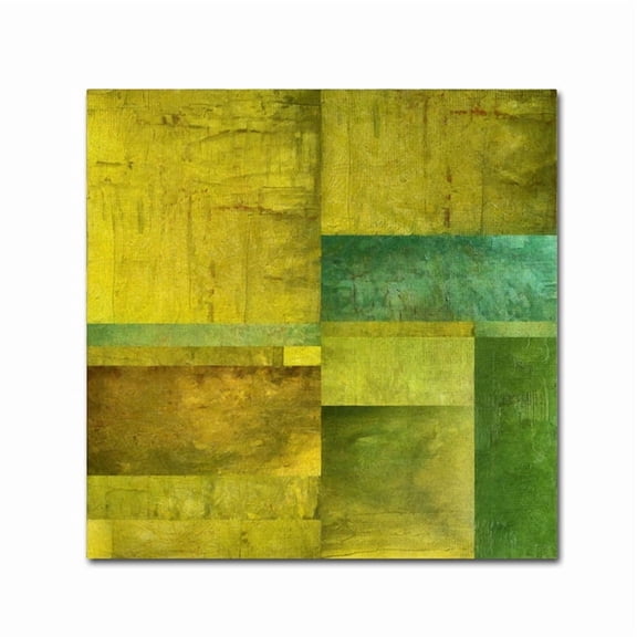 Trademark Fine Art "Essence of Green" Canvas Art by Michelle Calkins