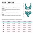 thumbnail image 6 of Honeii Teal And White Polka Dot Print Women’s Bikini Set,Two Piece Swimsuit Bathing Suits,Stylish High Elasticity Swimwear for Beach and Pool, 6 of 7