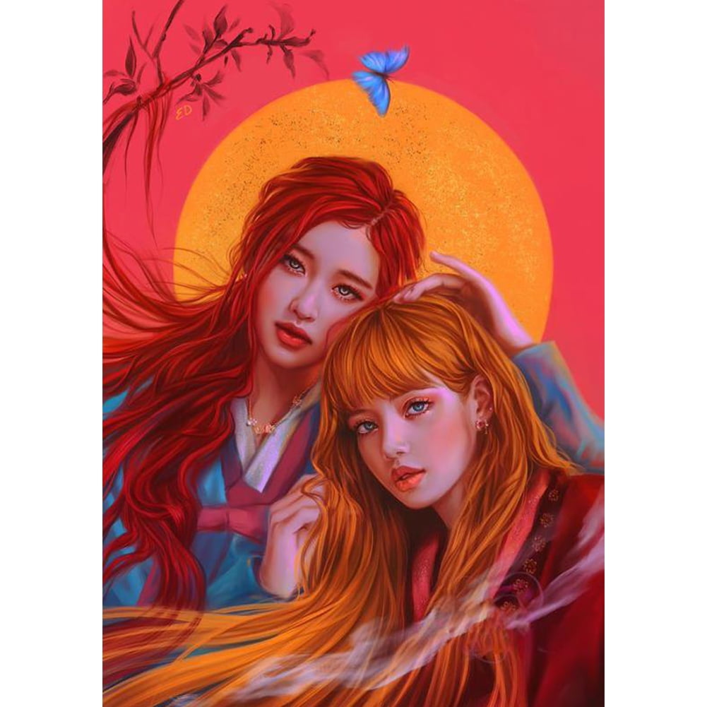 Edfrwws Diamond Painting DIY Kit Asian