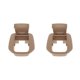 thumbnail image 1 of Riwesomey Cubierta de montaje Isofix para asiento trasero de coche para niños para E90 E91 E81 E87 F20 Beige Tipo 1 2piezas, 1 of 1