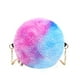 thumbnail image 4 of Bolsa Pequeños de mensajero redondos de hombro de felpa para mujer (azul degradado) Likrtyny Para Estrenar, 4 of 8