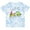 Tie Dye Blue, variant on Inktastic Fourth Birthday Party Train Boys or Girls Toddler T-Shirt