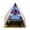 C, variant on Crystal Chip Energy Tower Pyramid Ornament, 2 Inch Mini Resin Crystal Decor for Shelf Desk Home Bar, Thoughtful Gift for Friends and Family