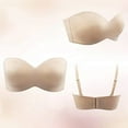thumbnail image 5 of Strapless Comfort Wireless Bra with Slip Silicone Bandeau Bralette Tube Top, 5 of 8