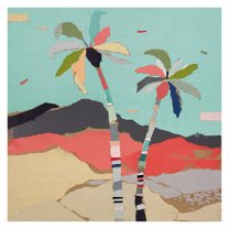 Masterpiece Art Gallery Palm Views 1 By Stefano Altamura Canvas Art Print 30" x 30"