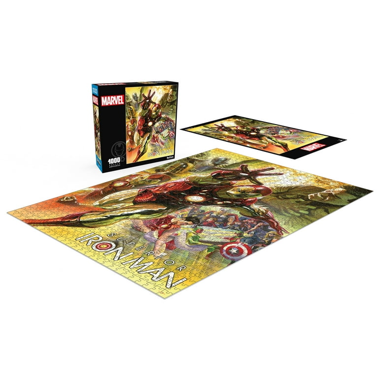 Buffalo Games 1000-Piece Marvel Superior Iron Man Interlocking