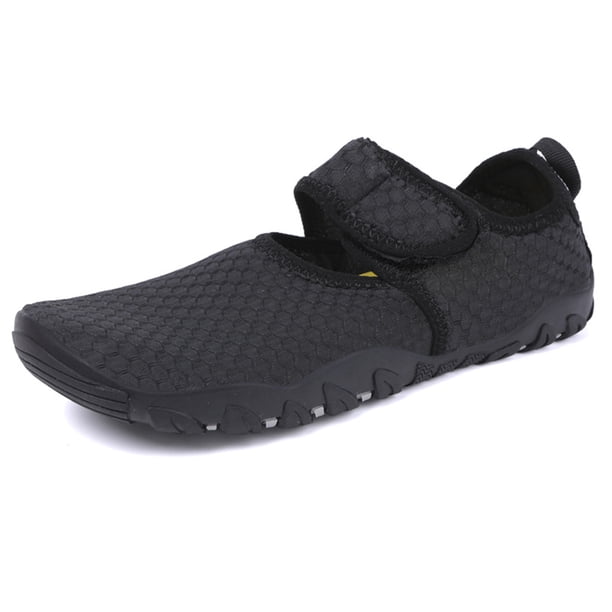 Zapatos Acuáticos Zapatos acuáticos antideslizantes, zapatos de playa transpirables para nadar para mujeres y hombres (negro 36)