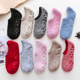 thumbnail image 3 of Calcetines de vellón de Coral para mujer, medias cortas de felpa gruesa, cálidas, invisibles, para dormir en el suelo, 1 o 3 pares, 3 of 5