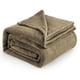 thumbnail image 1 of Manta de cama, forro polar, tamaño queen, franela, color camel, 230 x 230 cm, 1 of 7